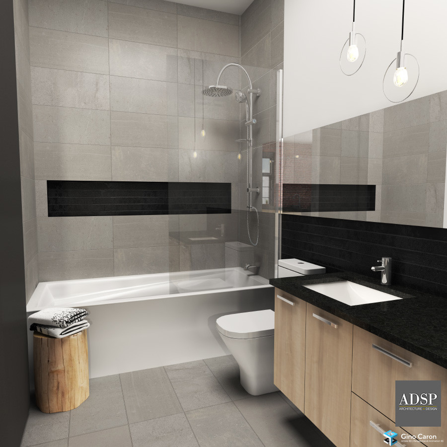 Perspective 3D salle de bain