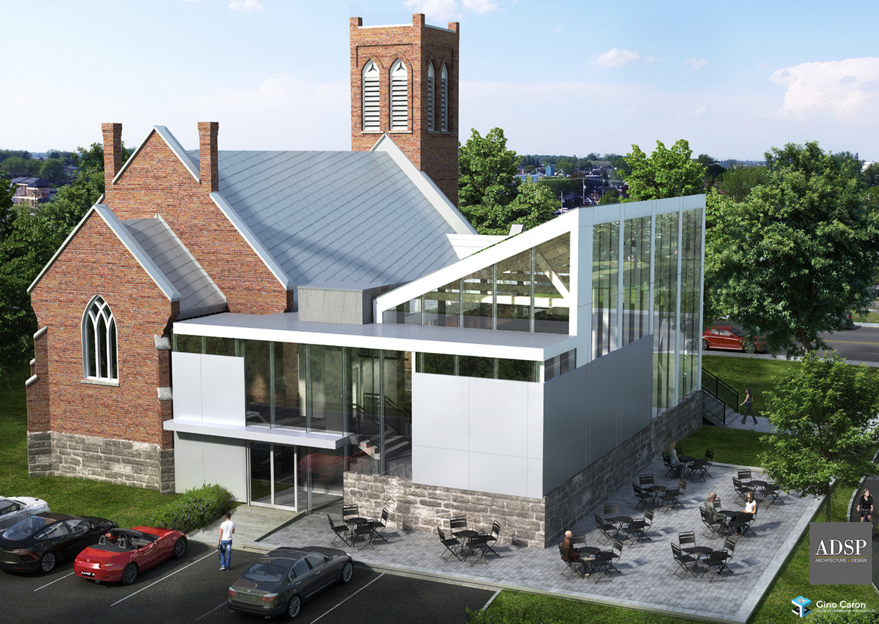 Perspective 3D - Centre culturel