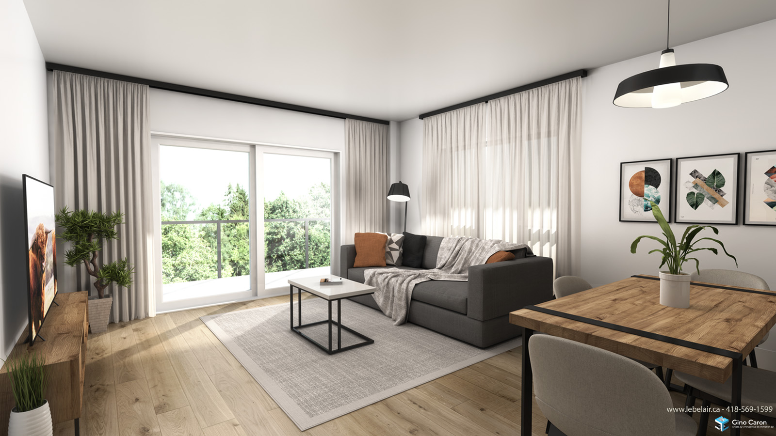 Perspective 3D - Le Belair