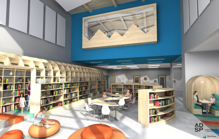 Modélisation 3D architecturale pour école